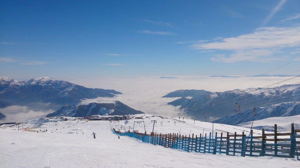 Discover the best skiing centers in South America on a private jet